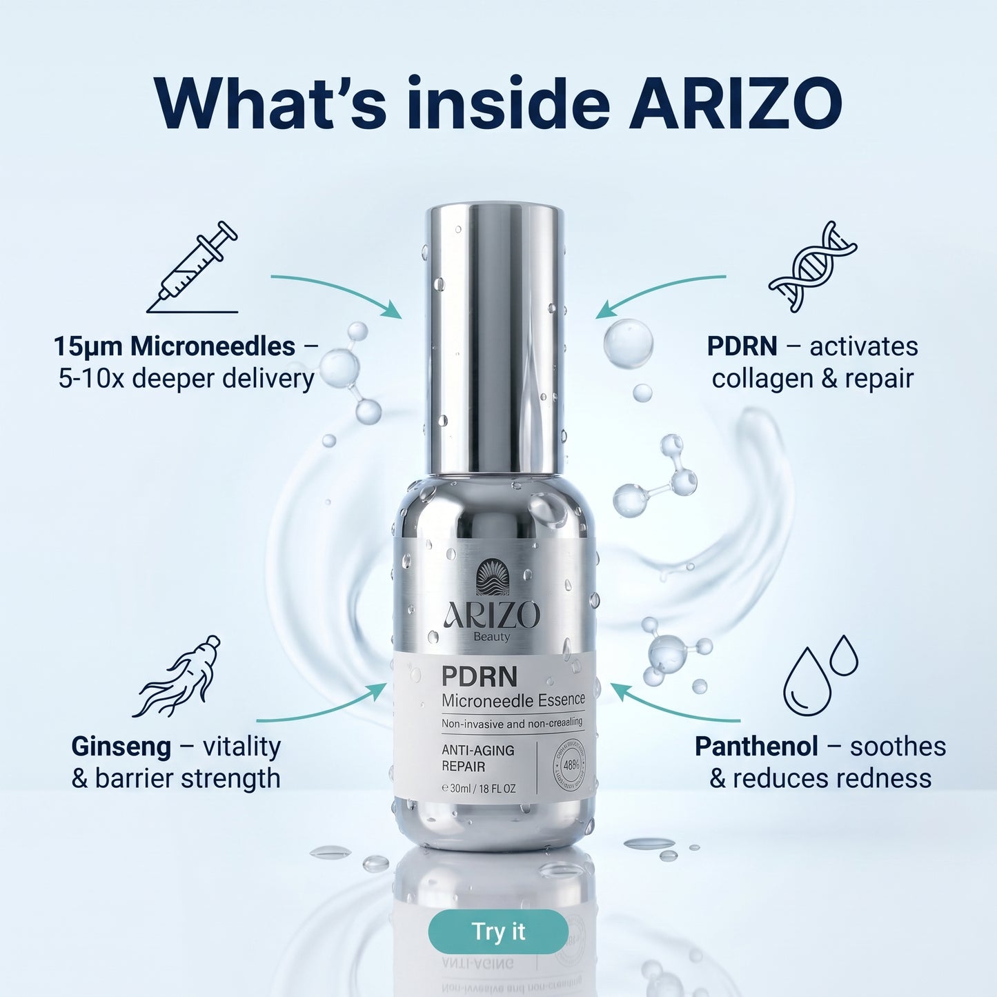 PDRN Microneedle Essence