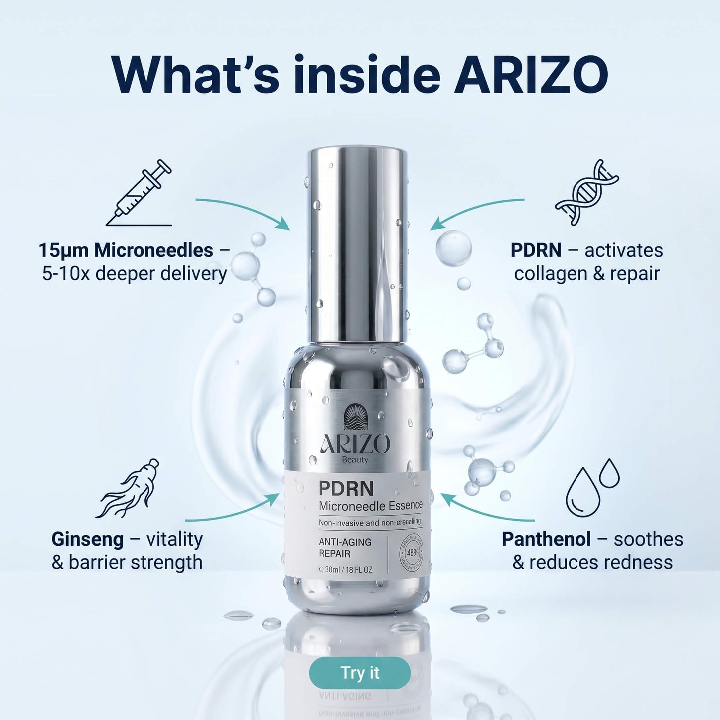 PDRN Microneedle Essence